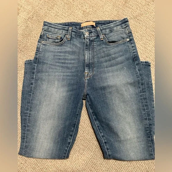 7 for all Mankind Aubrey Ultra High Waist Ankle Skinny Jean Size 30 - Picture 3 of 9